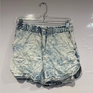 Thread and Supply pull on flowy denim looking shorts